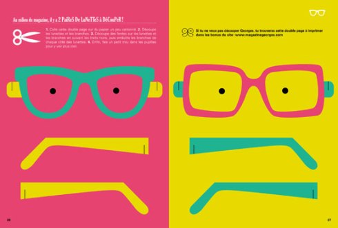magazine Georges lunettes
